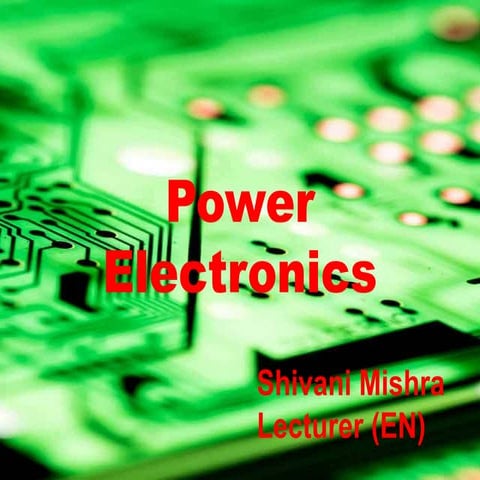 Ppt on power electronics | PPT