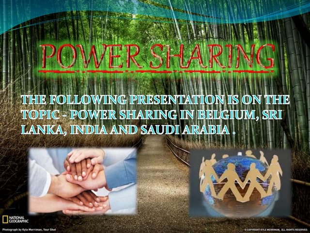 PPT ON POWER SHARING IN INDIA,SRI L...