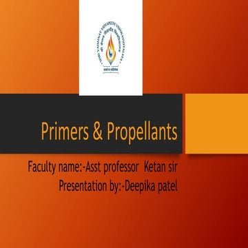 Primer & Propellant