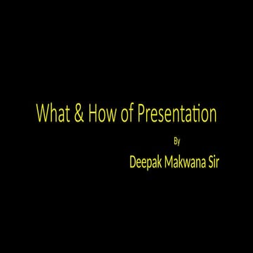 PPT On Public Speaking - how to make ppt | PPTX