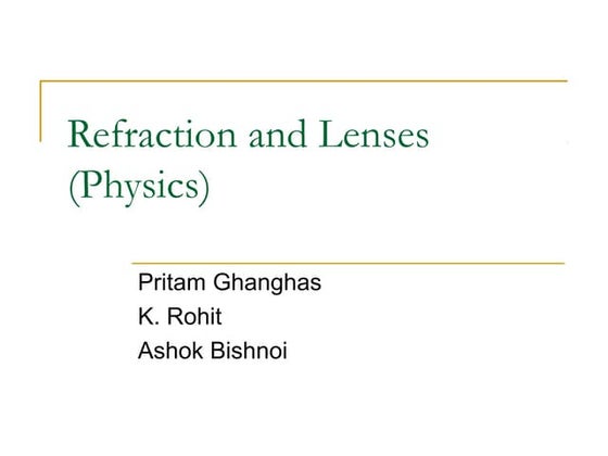 Reflection of light | PPT