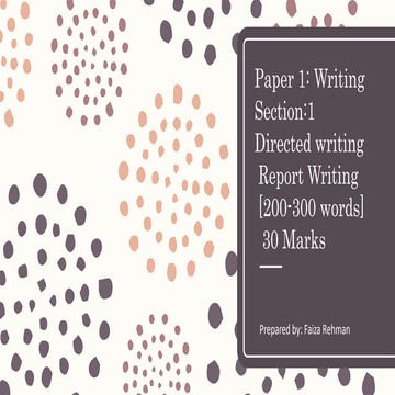 Ppt on report writing