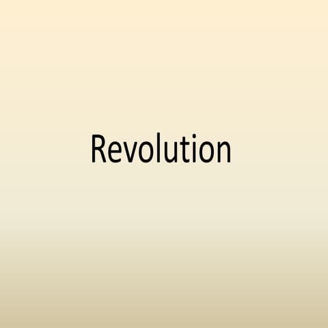 Powerpoint on revolution | PPTX