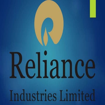Power Point Presentation on reliance industries