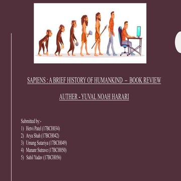 Sapiens : A Brief History of Humankind – book review | PPTX