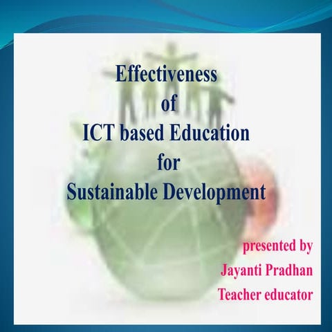 Ppt on sustainable development