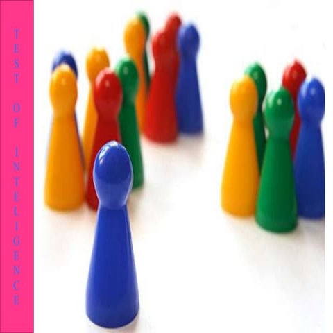 Ppt on test of intelligence mine