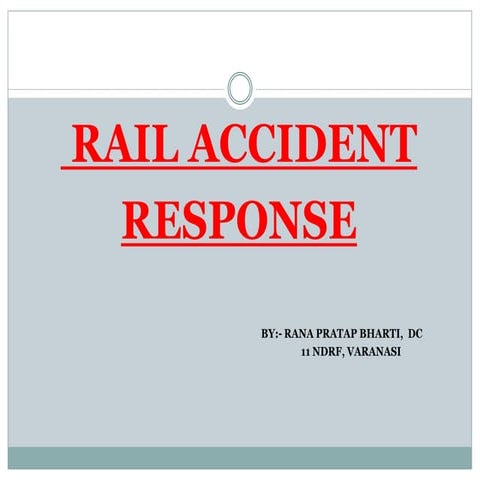 Ppt on train accident