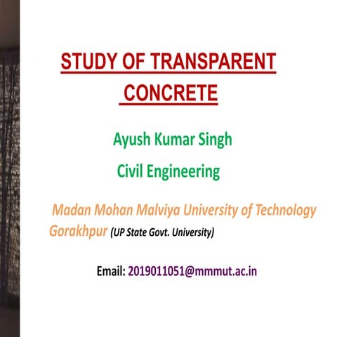 PPT on transparent concrete.pptx