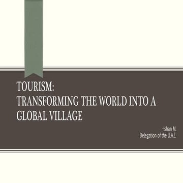 TOURISM IN UAE