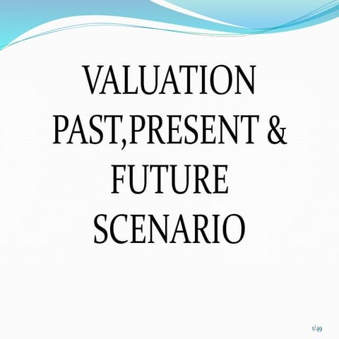 PPT_ON_VALUATION Business Valuation Final