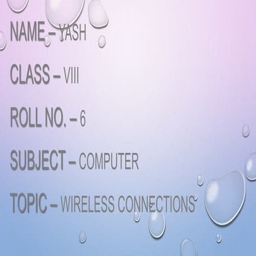  Wireless communications 