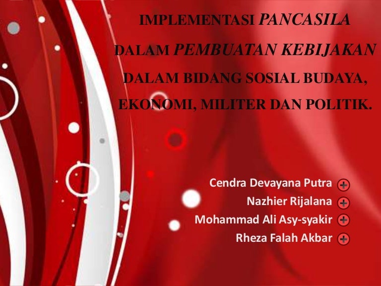Pancasila Tentang Implementasi Pancasila