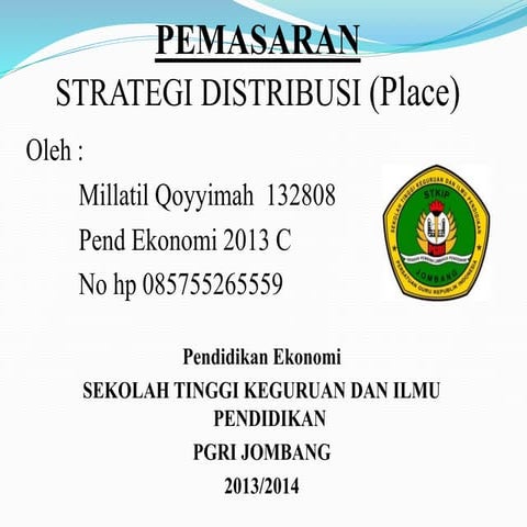 Ppt pemasaran bu nanik