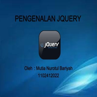 Ppt pengenalan jquery