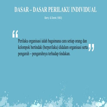 Ppt perilaku organisasi