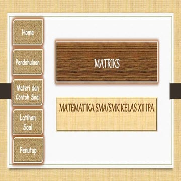Ppt matriks