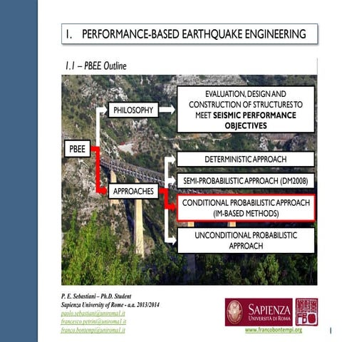 Ph.D. Thesis project of Paolo E. Sebastiani PBEE - Mala Rijeka Viaduct