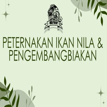 PPT PETERNAKAN IKAN NILA.pdf, PKDK PROPOSAL BISNIS | PDF