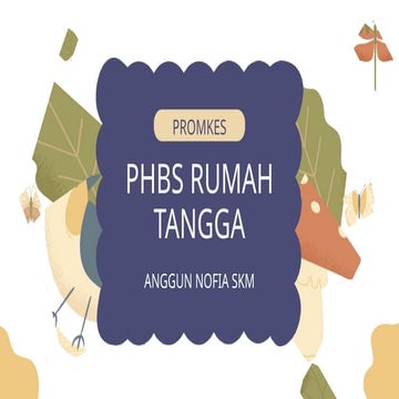 Ppt Phbs Rt Rumah Tangga Lengkapppppp Pptx