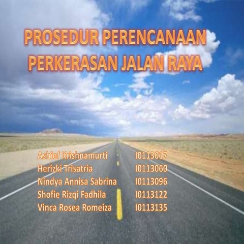 PPT PERKERASAN JALAN RAYA 2015