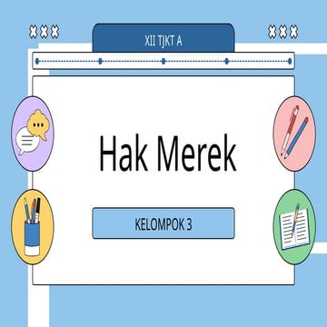 PPT PKDK Projek Kreatif dan Kewirausahaan (Hak Merek).pptx
