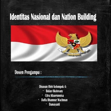 PPT Pkn Nation Building dan Identitas Nasional