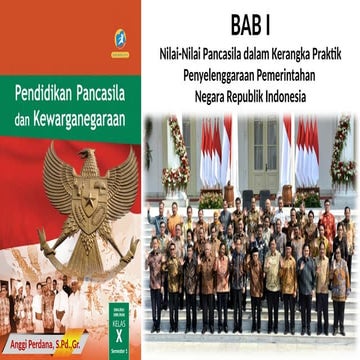 PPT PPKn X Semester 1 Bab 1 kurikulum merdeka | PPTX