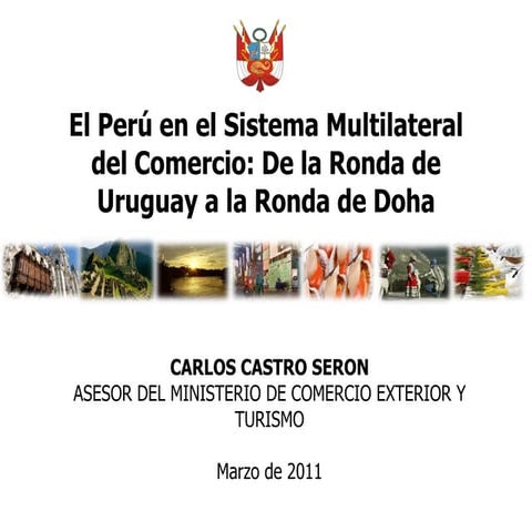 El Perú y la Organización Mundial del Trabajo (OMC)
