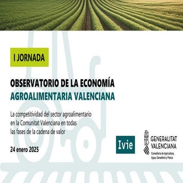 Presentación Observatorio de la Economía Agroalimentario Valenciana