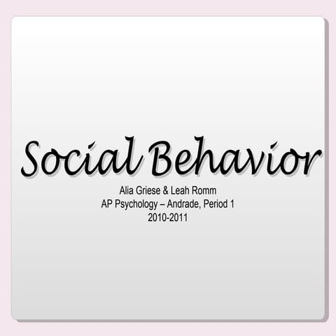 AP Psych CHP 16 - Leah Romm