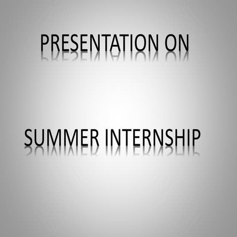 Ppt presentation on airtel