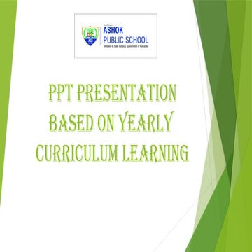 Ppt Presentation On Yearly Based Curriculum Learning 1 Pptx
