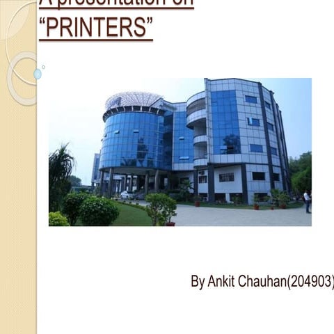 Printer and it's types