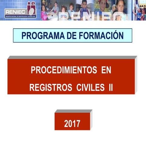 Procedimientos en RRCC II   2017 - Adopción