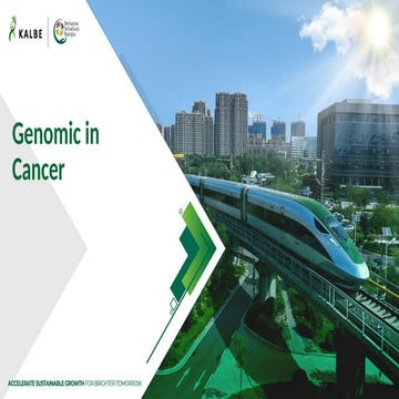 Genomic In Cancer - KALGen INNOLAB Powerpoint