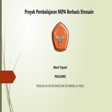 Seminar Proposal Tesis pendidikan dasar unpak | PDF