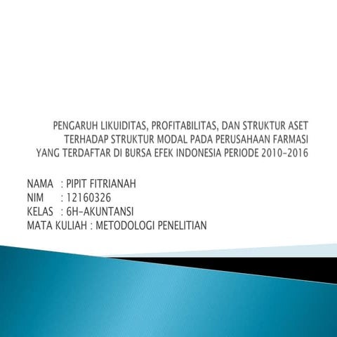 Ppt Proposal Bab I Iii Ppt