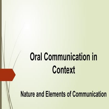 Oral Communication in Context Quarter 1 Week 1 Lesson 1.pptx