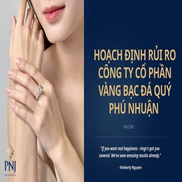 Hoạch định rủi ro công ty cổ phần đá quý Phú Nhuận PNJ