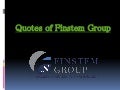 Quotes of Finstem Group