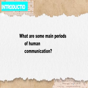 The Evolution and Impact of Human Communication Through Media History ...