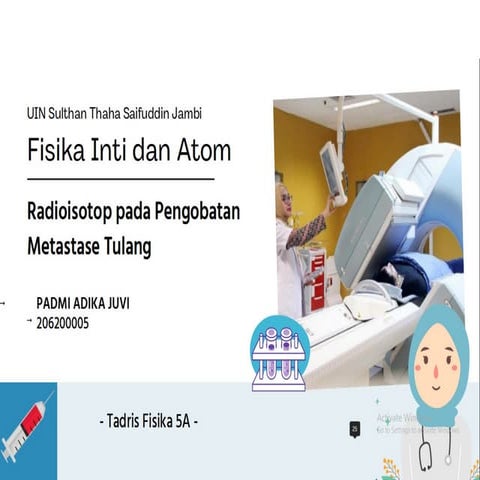 PPT RADIOISOTOP PADA  METASTASE TULANG PADMI A. J. 206200005.pptx