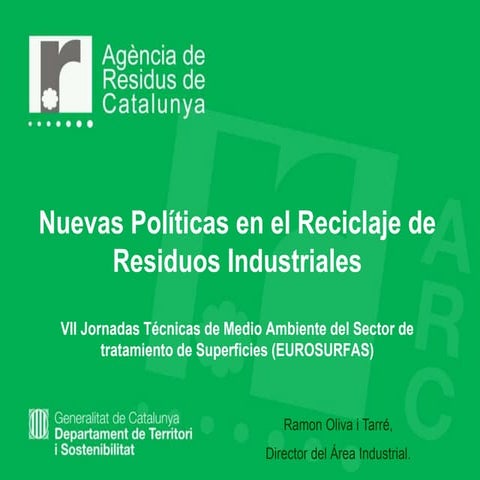Eurosurfas 2011: Jornadas Medioambiente - Ramon Oliva