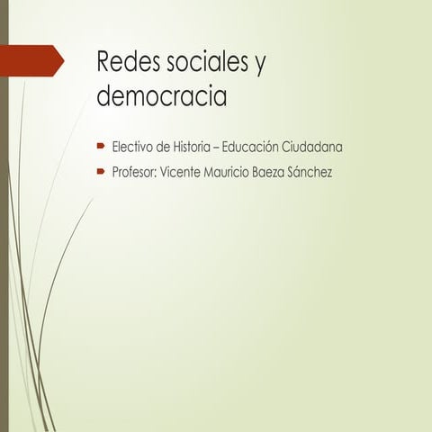 El Impacto de las Redes Sociales en la Democracia y la Participación ...