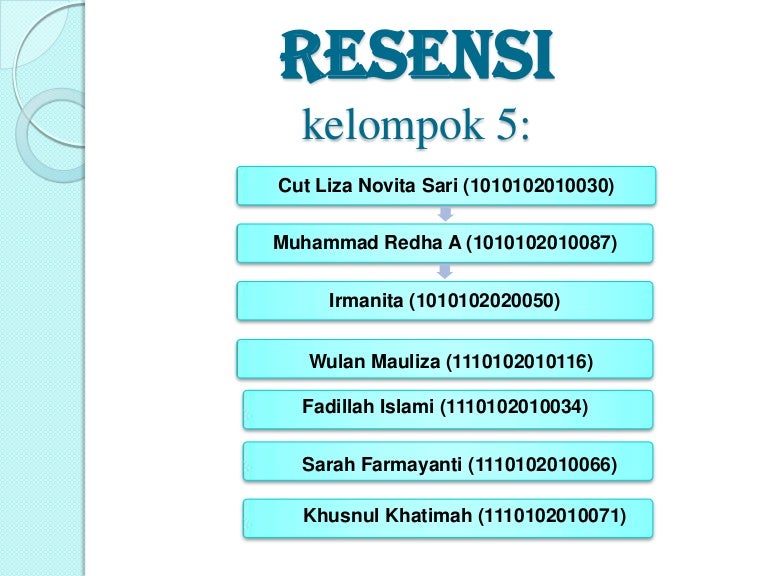 Slide Powerpoint Resensi