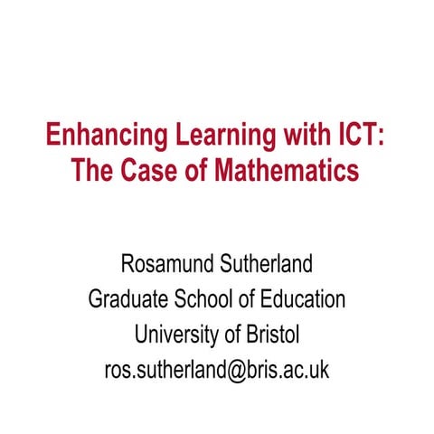 Ppt Rosemund Sutherland