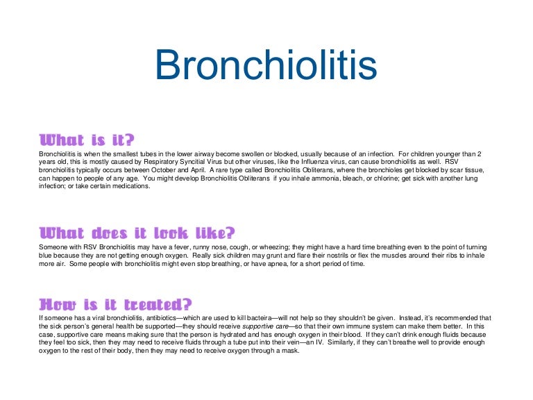 RSV Bronchiolitis