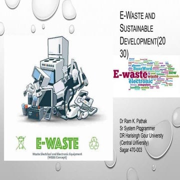 E-waste and Sustainable Development 2030