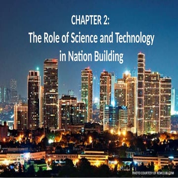 Science, Technology, and Society: Nation Building